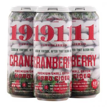 Beak & Skiff Apple Orchards - 1911 Cranberry Hard Cider (4 pack 16oz cans) (4 pack 16oz cans)