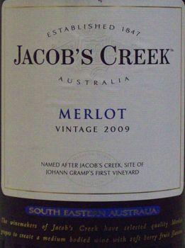 Jacobs Creek - Merlot South Eastern Australia (750ml) (750ml)