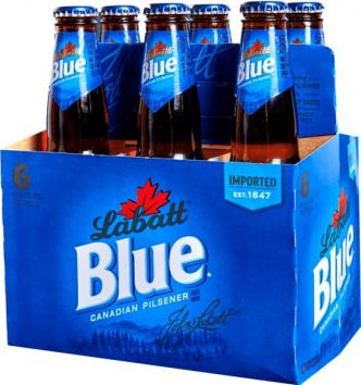 Labatts - Blue (6 pack 11oz bottles) (6 pack 11oz bottles)